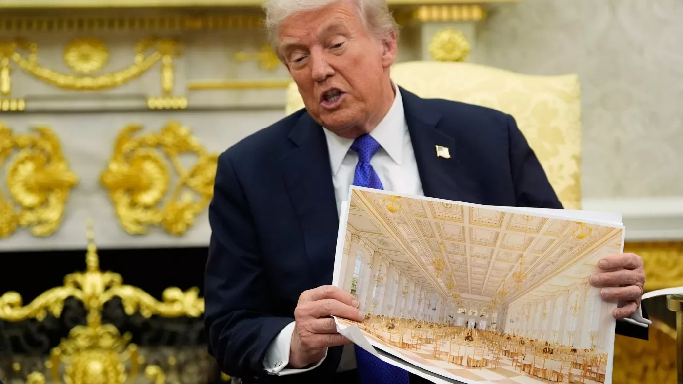 Trump: New White House ballroom will have 'drone-free roof'