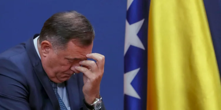 Bosnian Serb leader vows to block national govt over poll reforms