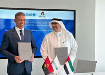 A concession agreement for the Quipungo Photovoltaic Power Plant project is signed by Minea and Masdar.