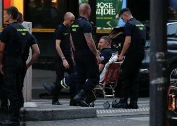 Man shot dead after knifing police officer in Paris ahead of Olympics