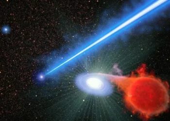 Supermassive Black Hole Jets Spark Increased Nova Explosions, Hubble Discovers