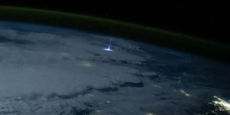 Astronaut Captures Rare ‘Gigantic Jet’ Lightning Extending 50 Miles Above Earth