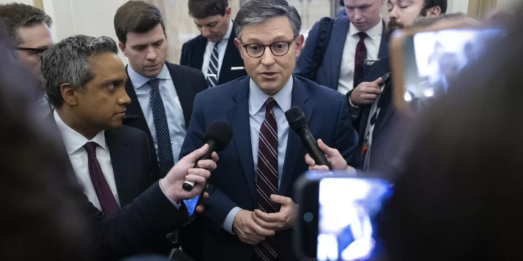 Mike Johnson Reacts to Trump Officials Sharing War Plans With Journalist