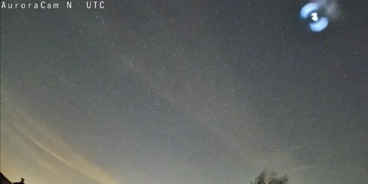 Mysterious Light Spiral Over Europe Traced to SpaceX Falcon 9 Reentry