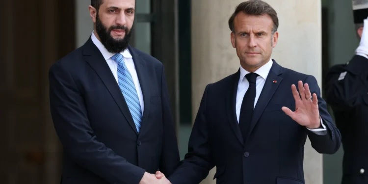 Syria’s President al-Sharaa meets Macron on 1st European visit