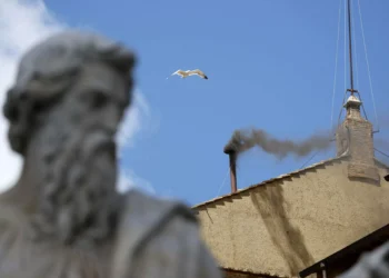 Second black smoke confirms conclave for new pope to continue