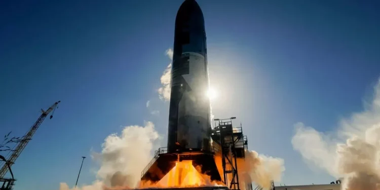 SpaceX Fires Up Starship Upper Stage for Ninth Test Flight in Static Fire Trial