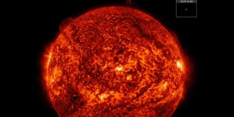 Sun Unleash a 600,000-Mile Filament in Fiery Eruption