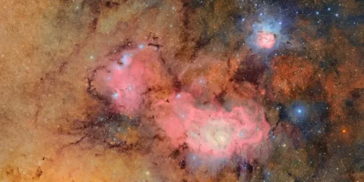 Rubin Observatory Captures Distant Nebulae From Chilean Mountaintop