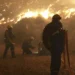 Greek firefighters struggle for 2nd day to control blazes on Chios