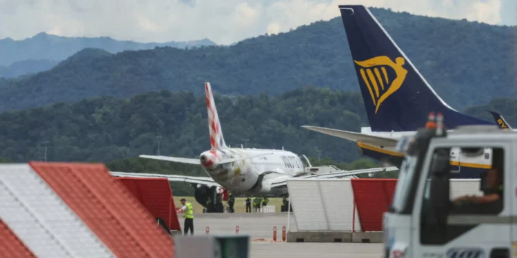 Man killed after being pulled into plane engine at Italian airport