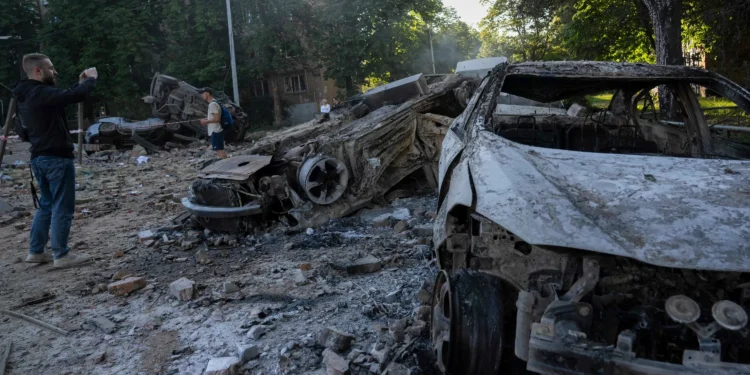 Kyiv endures heaviest aerial assault of war amid Russia’s barrage