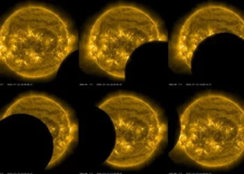 NASA’s Solar Observatory Sees Two Eclipses in One Day