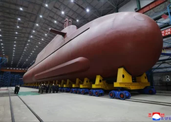 Photo Shows North Korea's New Nuclear-Powered Sub as Kim Tests Missiles