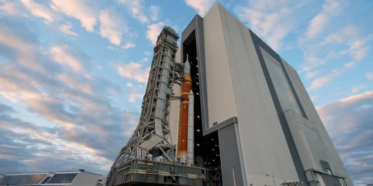 NASA’s new moon rocket moves to the pad ahead of astronaut launch as early as February
